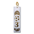 2"x8" 3rd Place Stock Event Ribbons (Soccer) Carded